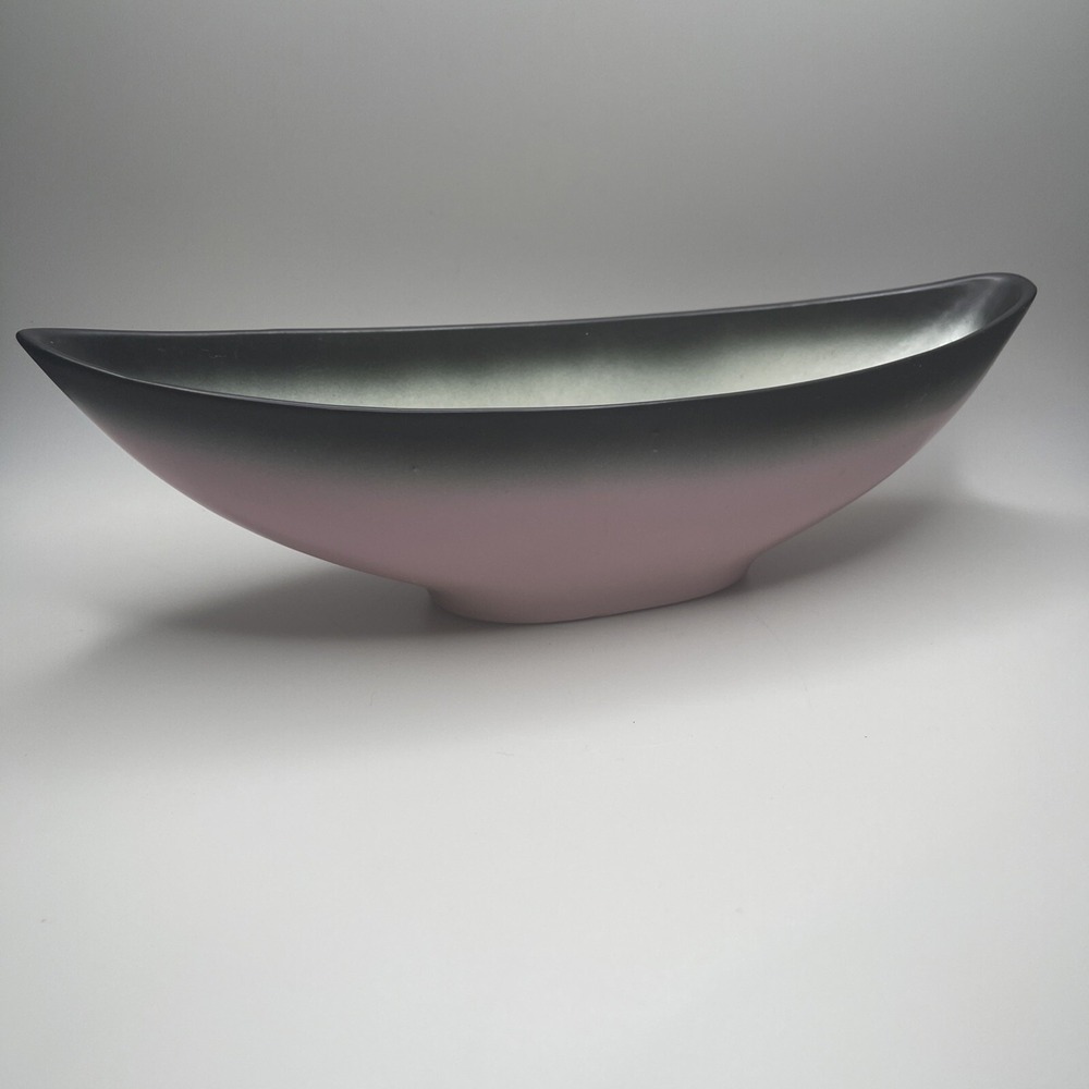 Vintage Midcentury MCM Art Pottery Planter Stanford Sebring Console 50s Pink